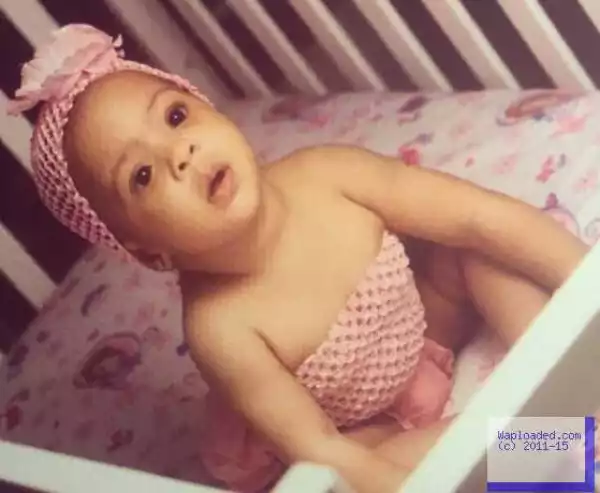 Flavour Shares Adorable Photo Of His Daughter With Anna Banner